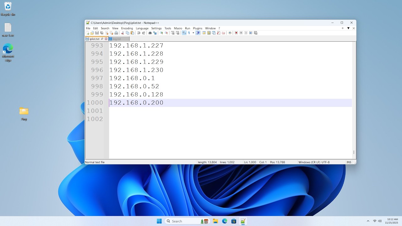 CMD Ping 1 IP против 1000 IP!!