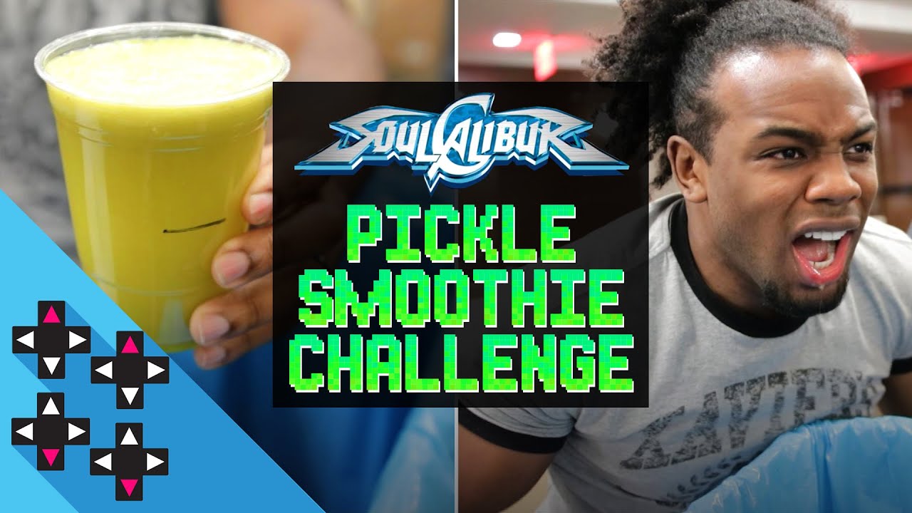 PICKLE SMOOTHIE CHALLENGE: Giant Bomb's DAN RYCKERT vs. AUSTIN CREED - Gamer Gauntlet