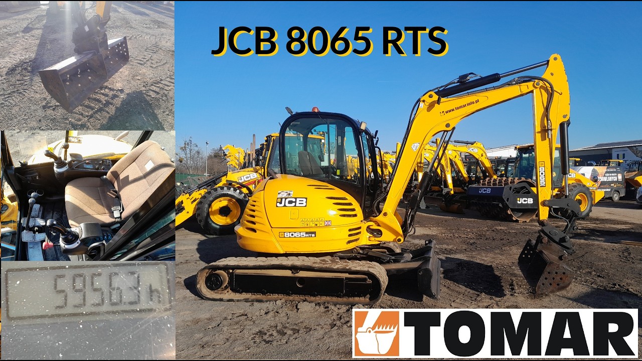 JCB 8065 2013r 8562 tel +48 575 316 333 mini excavator minikoparka gąsienicowa