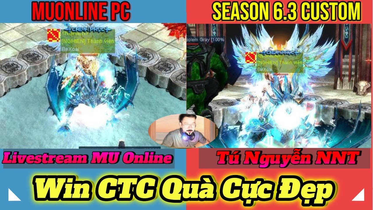 🔴Cận Cảnh Cánh Cấp 6 +15 & Pét Rồng Siêu VIP - Quà CTC Mini MU Online 2026