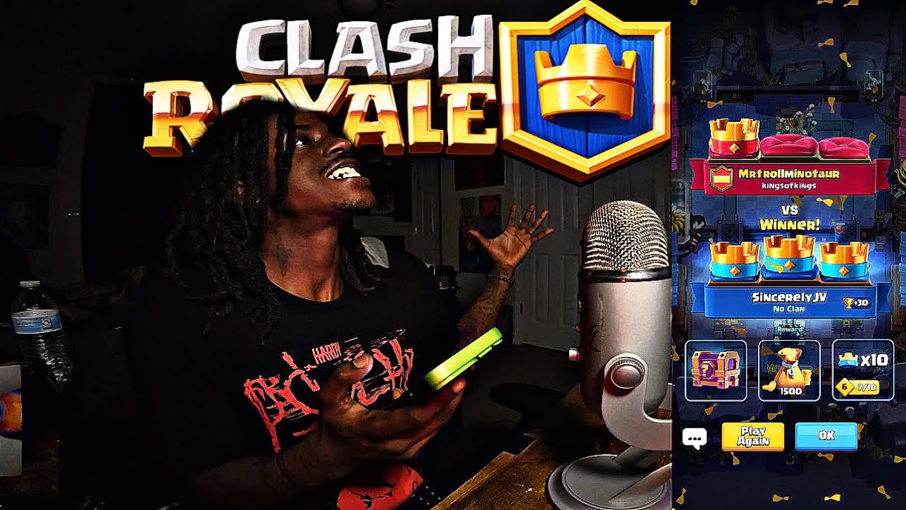 Asmr CLASH ROYALE 👑 W/Gum chewing 