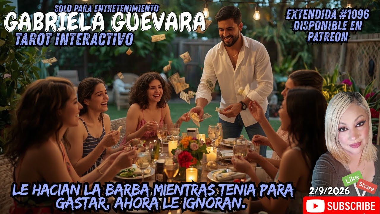 Le hacian la barba mientras tenia para gastar, ahora le ignoran. Tarot. EXTENDIDA #1096