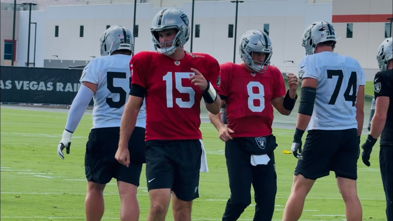 RAIDERS GET READY FOR CHARGERS WEEK 2 NO BOWERS OR DARIEN PORTER IN SIGHT AS COUSINS, JEANTY PREPARE