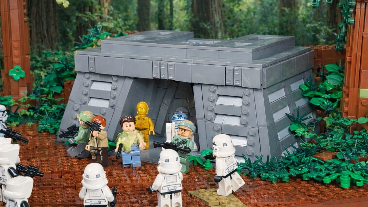 Строим бункер на Эндоре! (+ Интерьер) | LEGO Star Wars Endor MOC Часть 1!