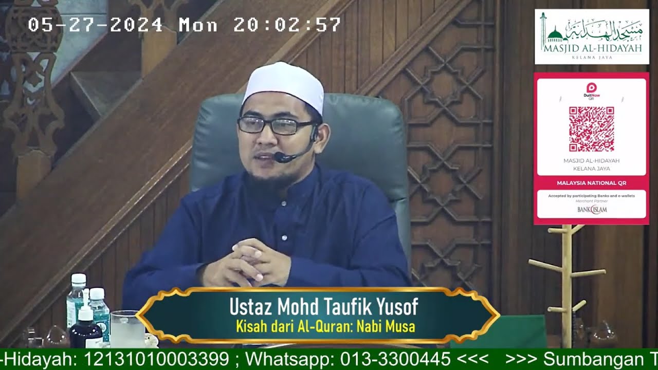 [LIVE] Kuliah Subuh: Ustaz Mohd Taufik Yusof