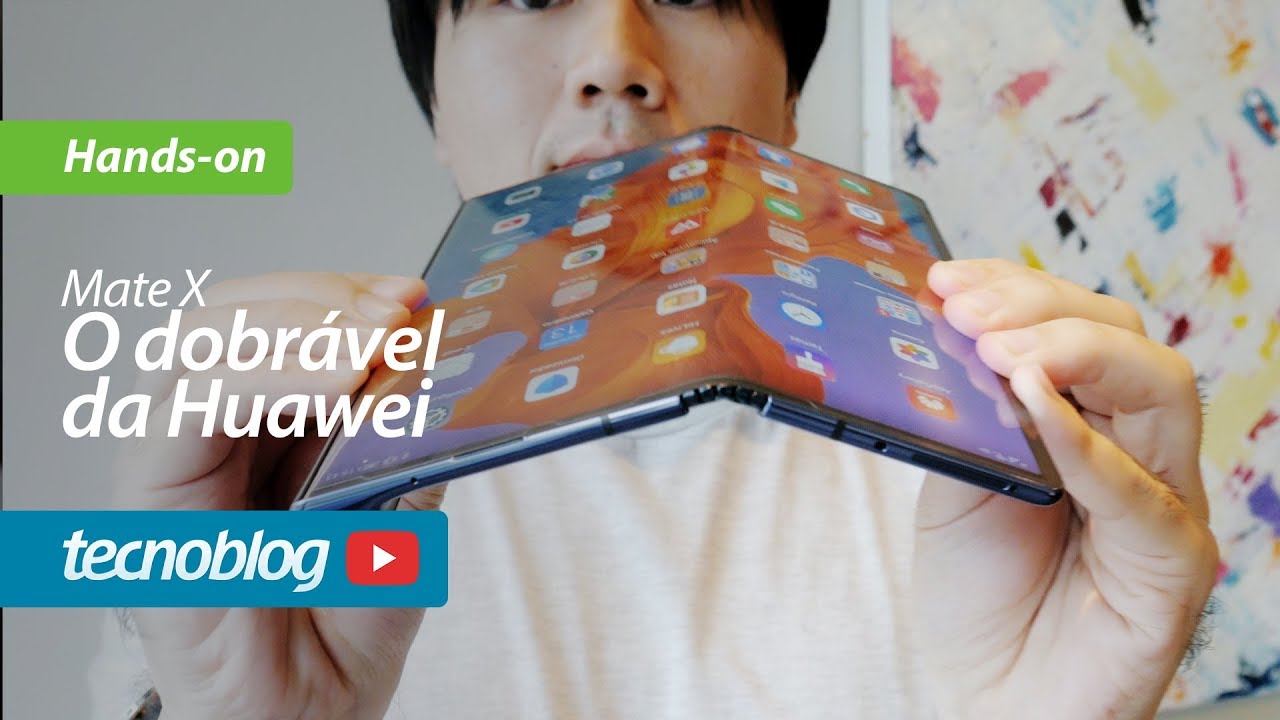 Huawei Mate X dobrável - Hands on Tecnoblog