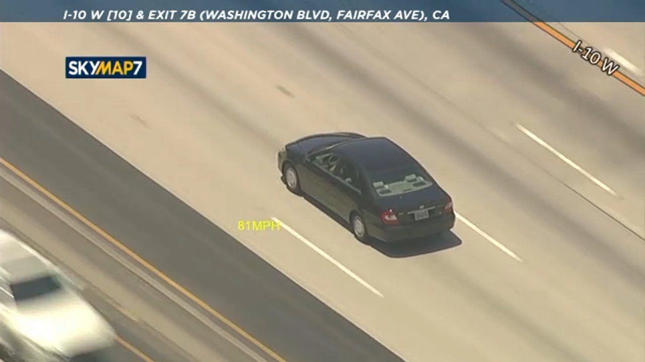 Driver leads authorities on chase through Los Angeles I ABC7