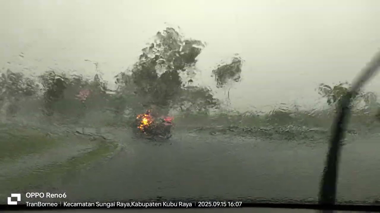 Daerah Kubu Raya Lebat Banget Hujannya 