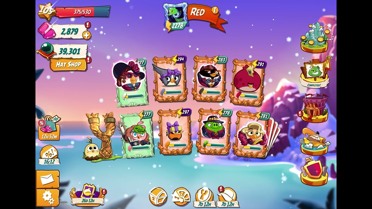 Angry Birds 2 The Sweet Treats Adventure Levels 1-5 (Red, Chuck, Silver,  Bubbles, and Terence)