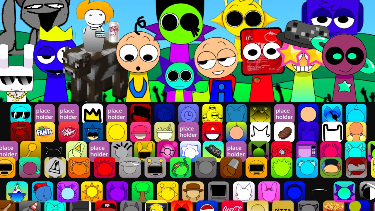 New Big Update OC Incredibox Sprunki Pyramixed Many Secret OCS Deluxe  characters