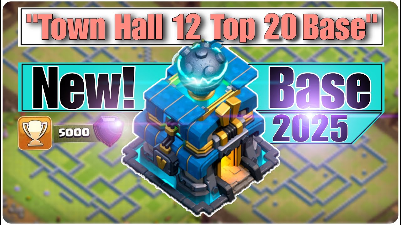 Th12 Most Powerful Top 20 Bases 2025 (With copy link ) | Th12 best base layouts | TH12 Base