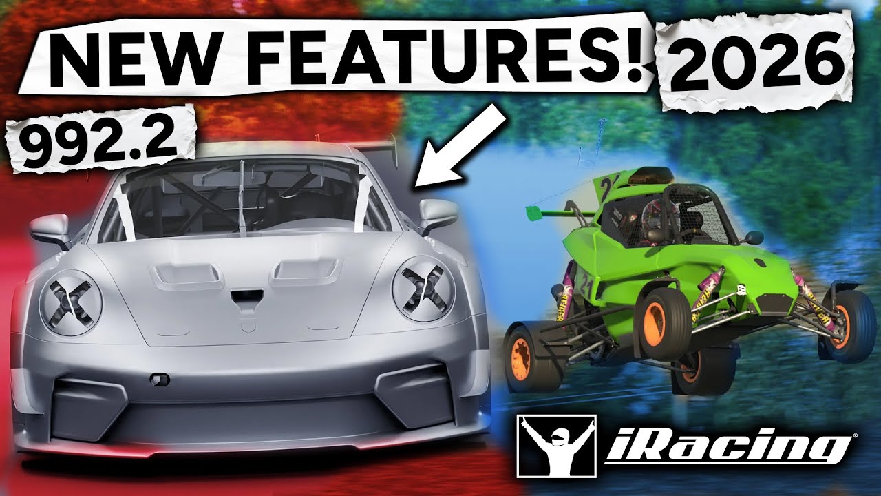 Новый контент появится в первом сезоне 2026 года — iRacing Devblog Highlights
