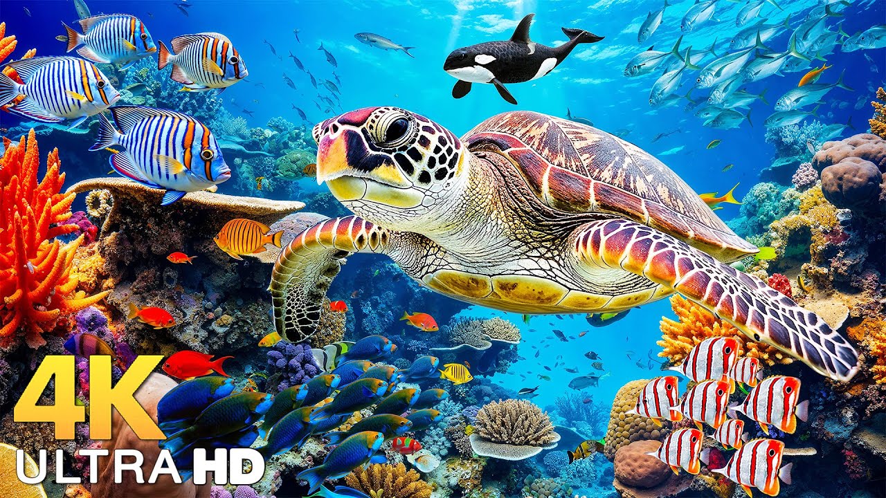 Amazing 4K Ocean Adventure - Dive Deep and Marvel at Sea Animal in The Best 4K ULTRA HD Aquarium #2