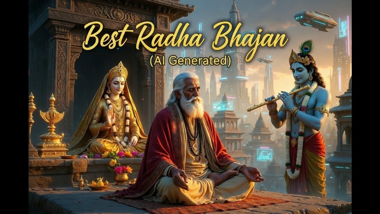 Radhe Radhe | Soulful Sufi Radha Bhajan | AI Generated Devotional Song 