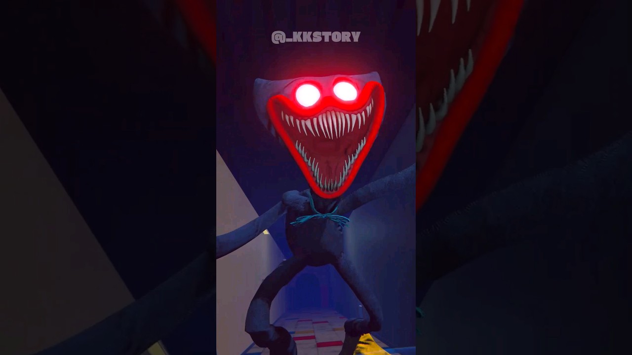 Nightmare Huggy Wuggy Chase (POV)  | Poppy Playtime