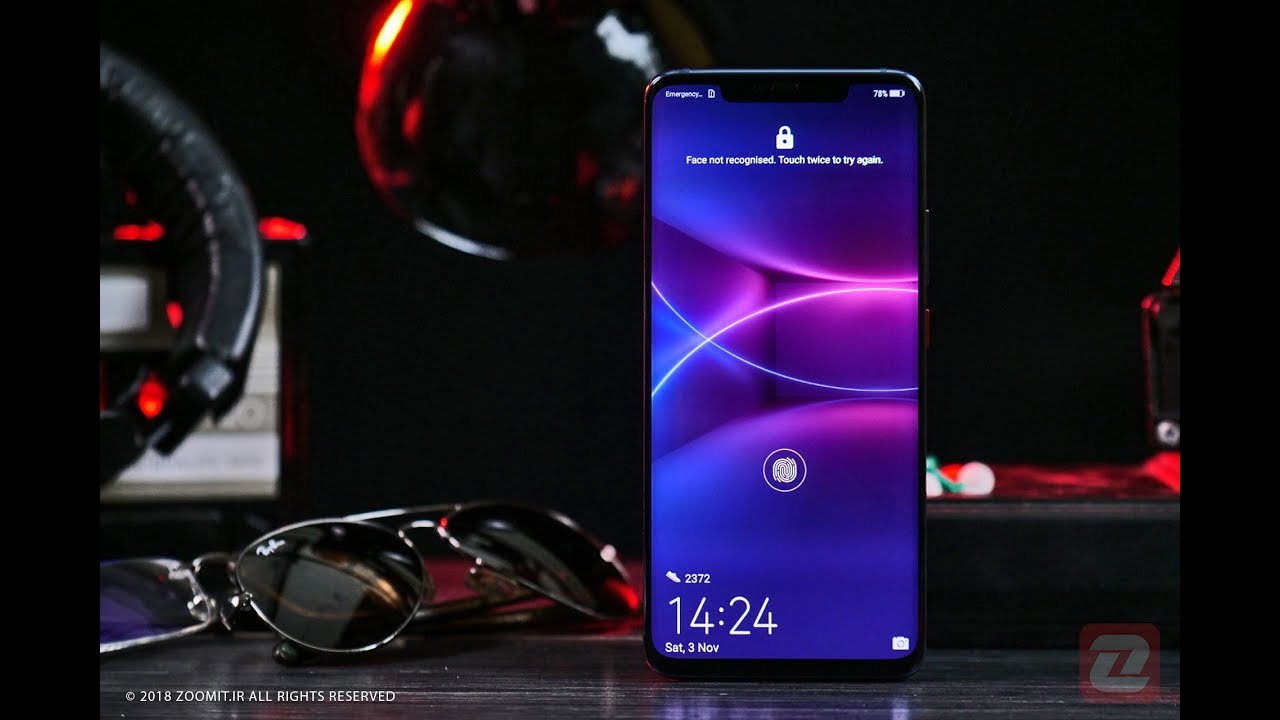 Huawei Mate 20 pro Fingerprint & Face Recognition / سیستم تشخیص چهره‌ و اثر انگشت هواوی میت 20 پرو