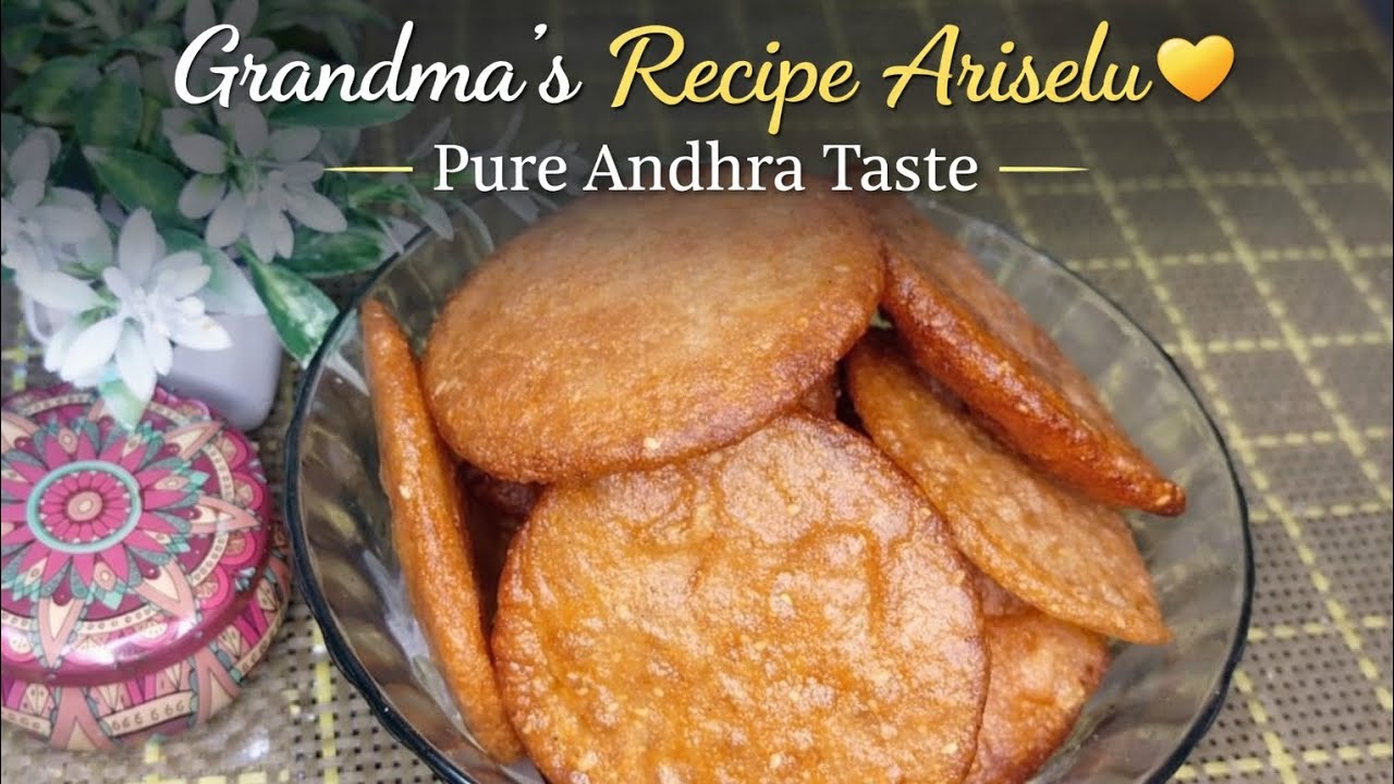 Grandma’s Recipe Ariselu 💛 | Pure Andhra Taste #andhraariselu #grandmarecipes