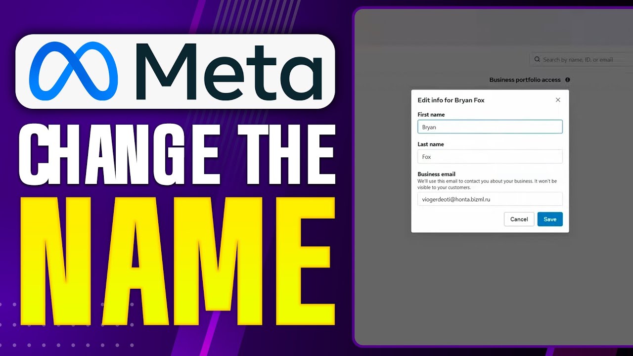 How To Change Name on Meta Business Suite (2026 Updated Tutorial)
