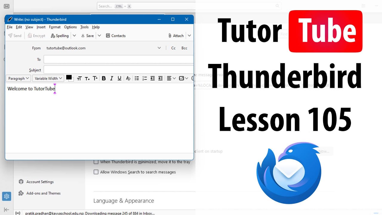 Thunderbird &mdash; Урок 105 &mdash; Просмотр переписки по электронной почте
