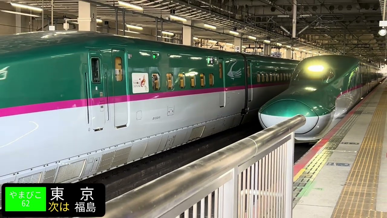 今回東北新幹線仙台駅に来ました！やはりはやぶさなどはかっこいいですね！