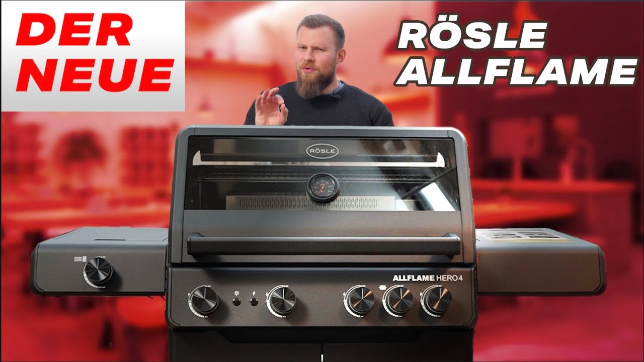 Der beste Gasgrill unter 1000€? Rösle ALLFLAME Hero 4