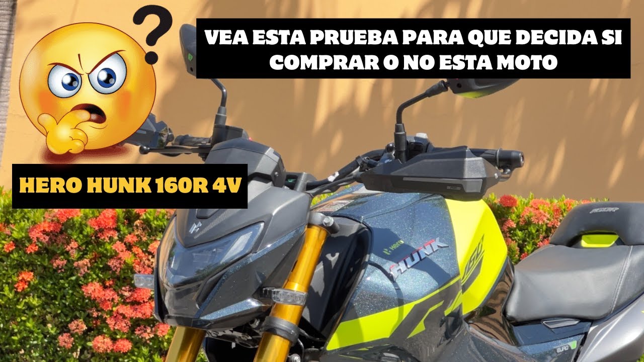 😱 Prueba COMPLETA de la nueva Hero HUNK 160R 4V FI ABS. ¿Es la mejor? 💥💥