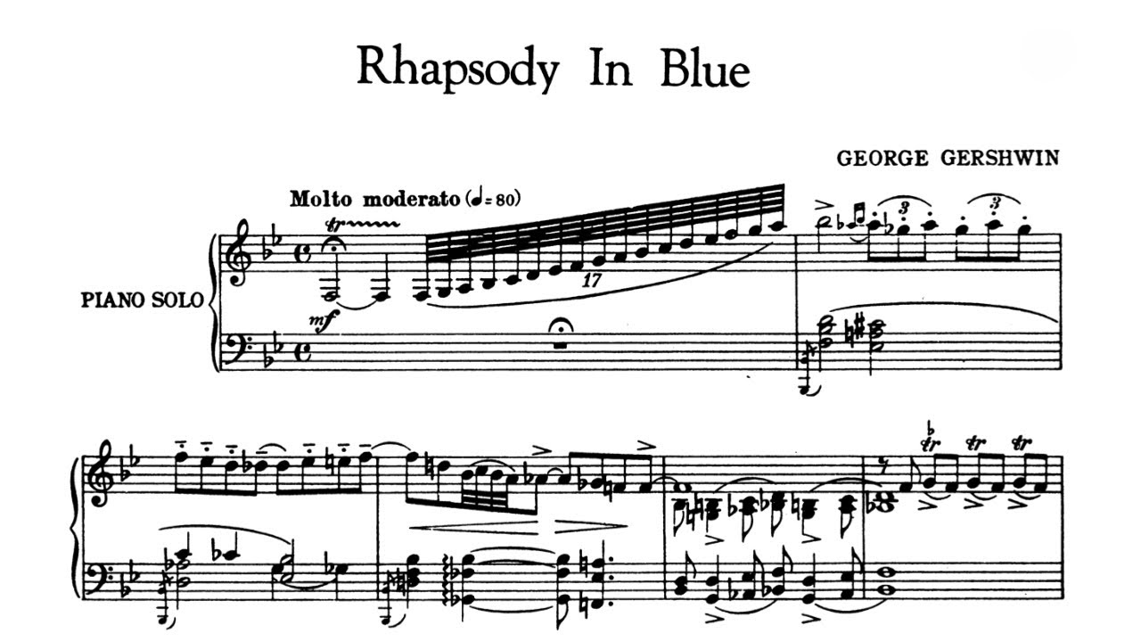 George Gershwin - Rhapsody In Blue (Piano Solo)