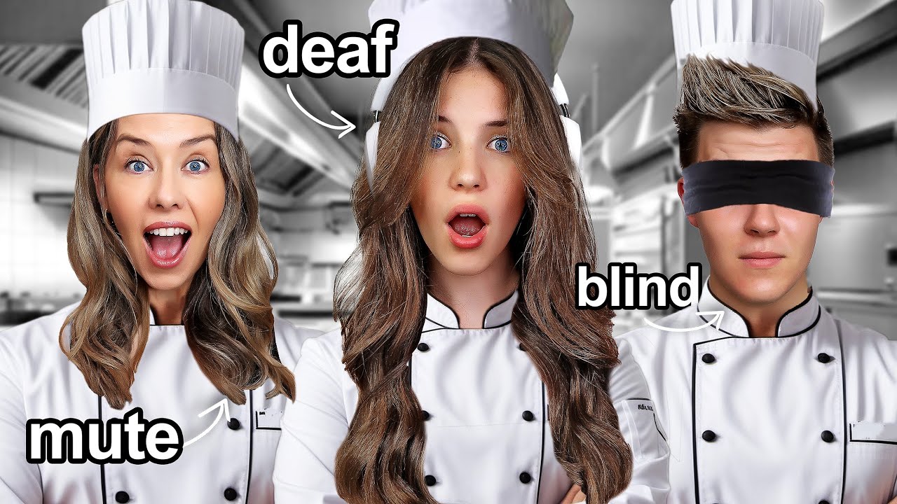BLIND DEAF MUTE BAKING CHALLENGE! She's HECTIC!!