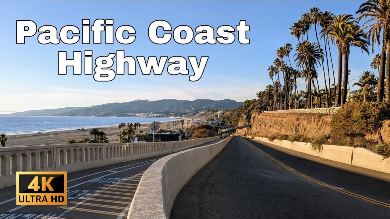 [4K] Driving Santa Monica to Malibu California, USA (Before Wildfires)