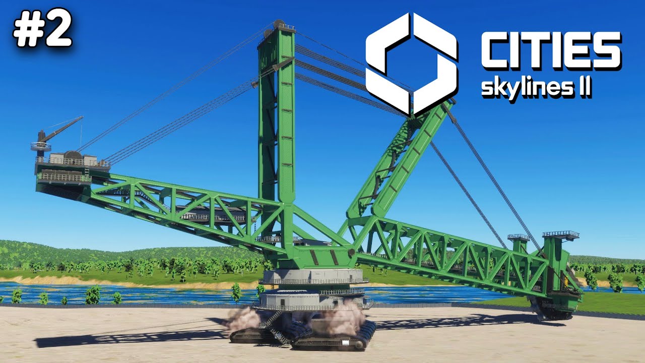 Wydobycie, taxi i dziwne krowy w Cities: Skylines 2! odc.2