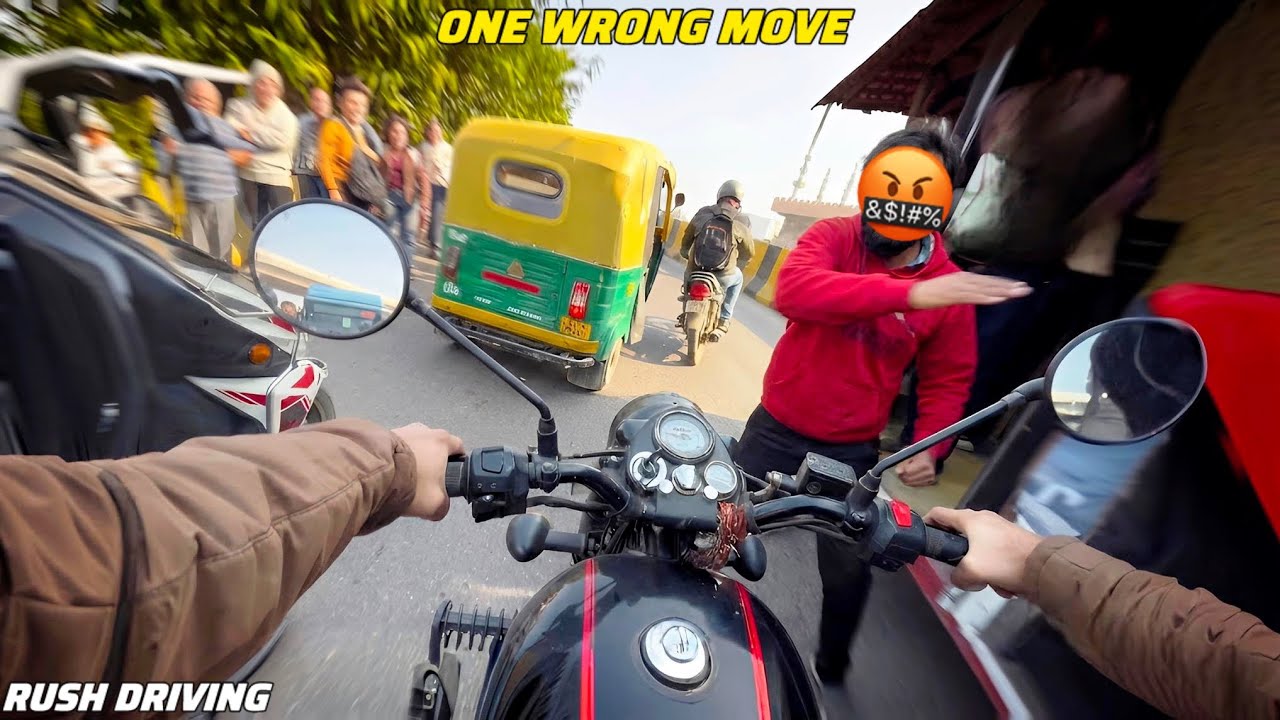 EVENING TRAFFIC RIDE | Bike Sound Only I Relaxing Motovlog | CLASSIC 350