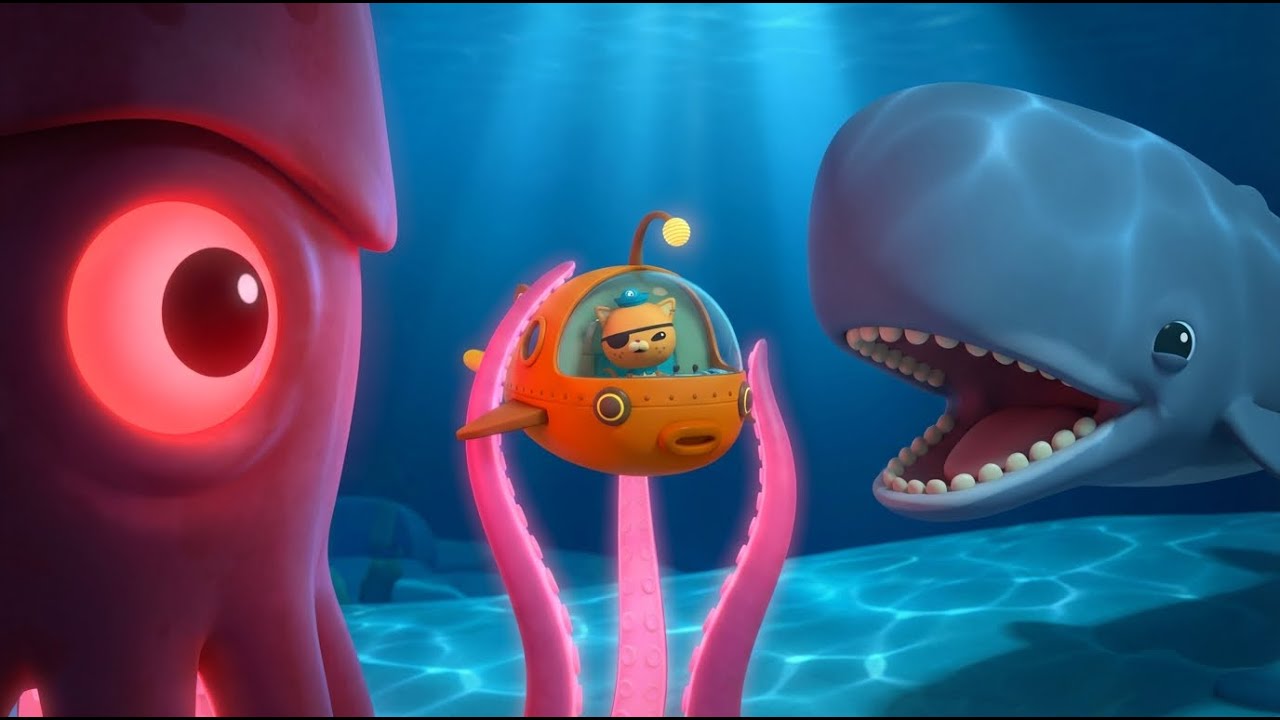 ⚓ Giant Squid vs. Sperm Whale! 🦑 The Octopod Under Attack! | Octonauts Full Episode