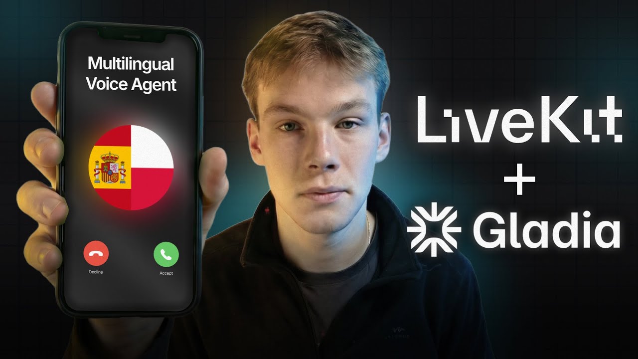 Как создать многоязычного голосового агента с помощью LiveKit и Gladia