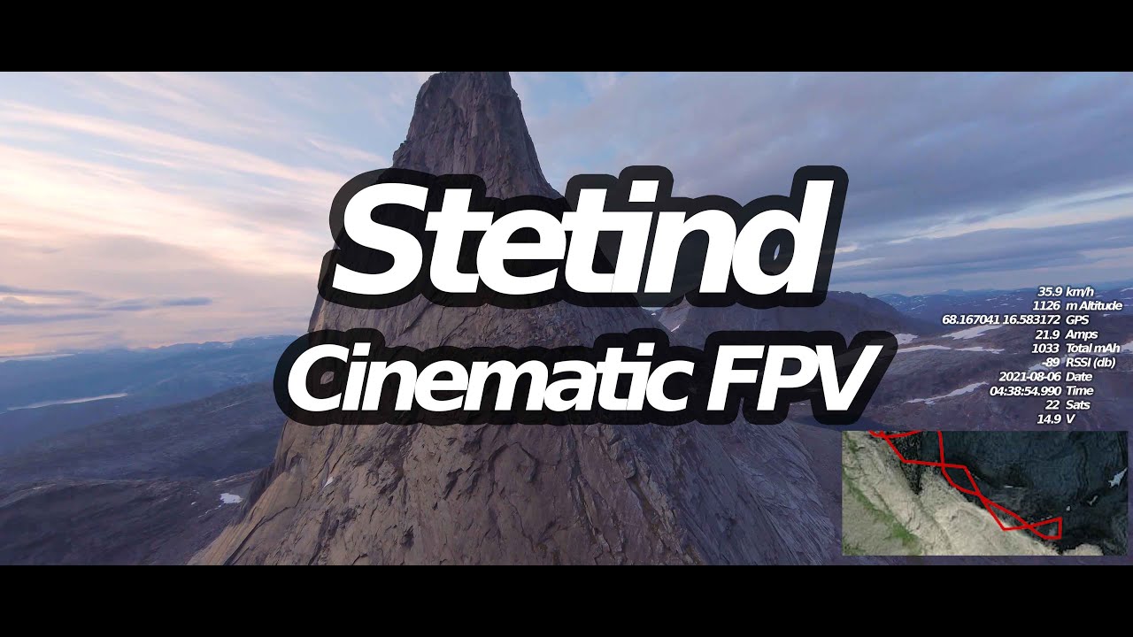 Stetind - Norway - Summer - Cinematic 4K FPV drone mountain - Relaxing long edit
