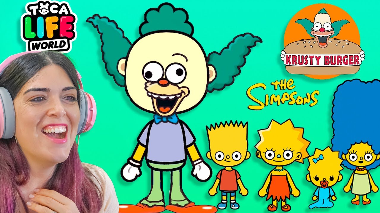 CREO el KRUSTY BURGER de LOS SIMPSON en TOCA LIFE WORLD!