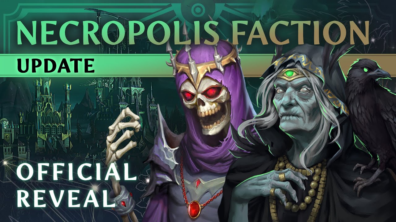 Heroes of Might & Magic: Olden Era - Necropolis Faction Trailer | Fantasy Turn-Based Strategy