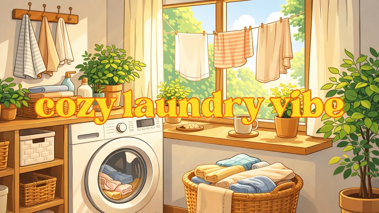 hanging laundry, feeling at home