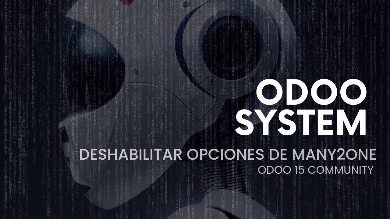 Deshabilitar Opciones de Many2one l Odoo 15 community