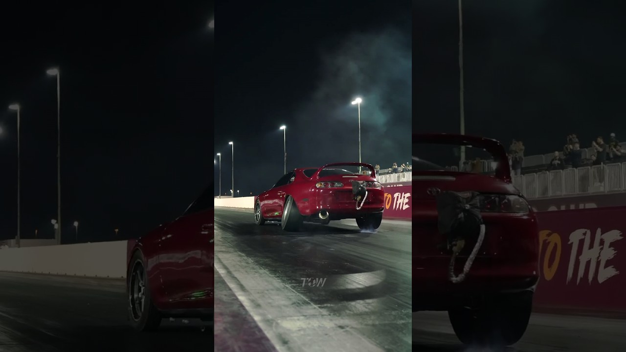 &ldquo;insane 2000+hp Toyota supra track launch fails🤯