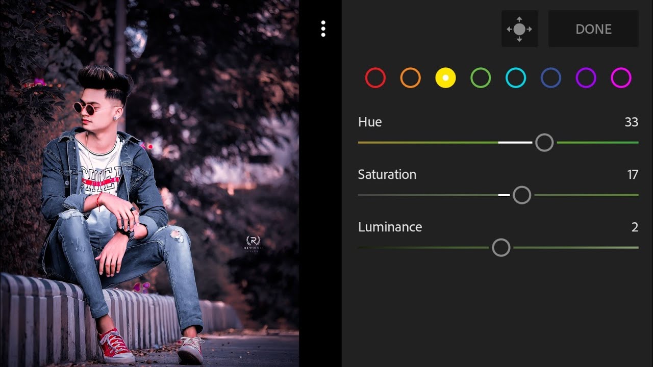 Lightroom Blue And Brown Effect Photo Editing || Lightroom Se Photo Edit Kaise Kare ||Photo Editing