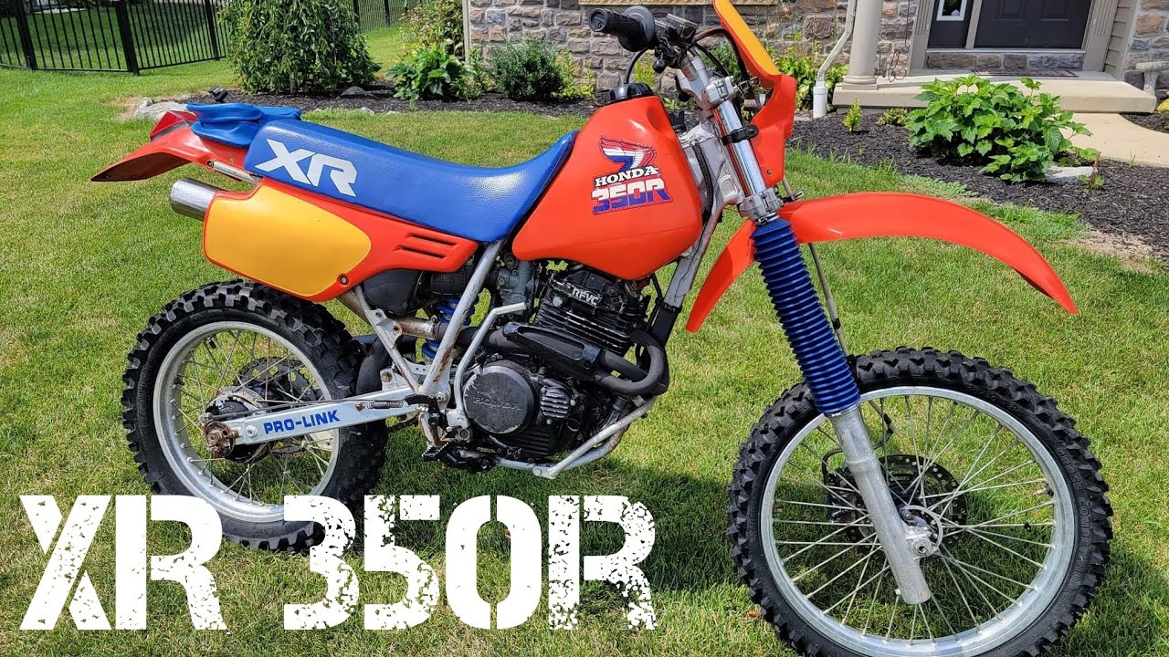 1985 Honda XR 350R - Test Ride Review & Cold start | Enduro Dirt Bike