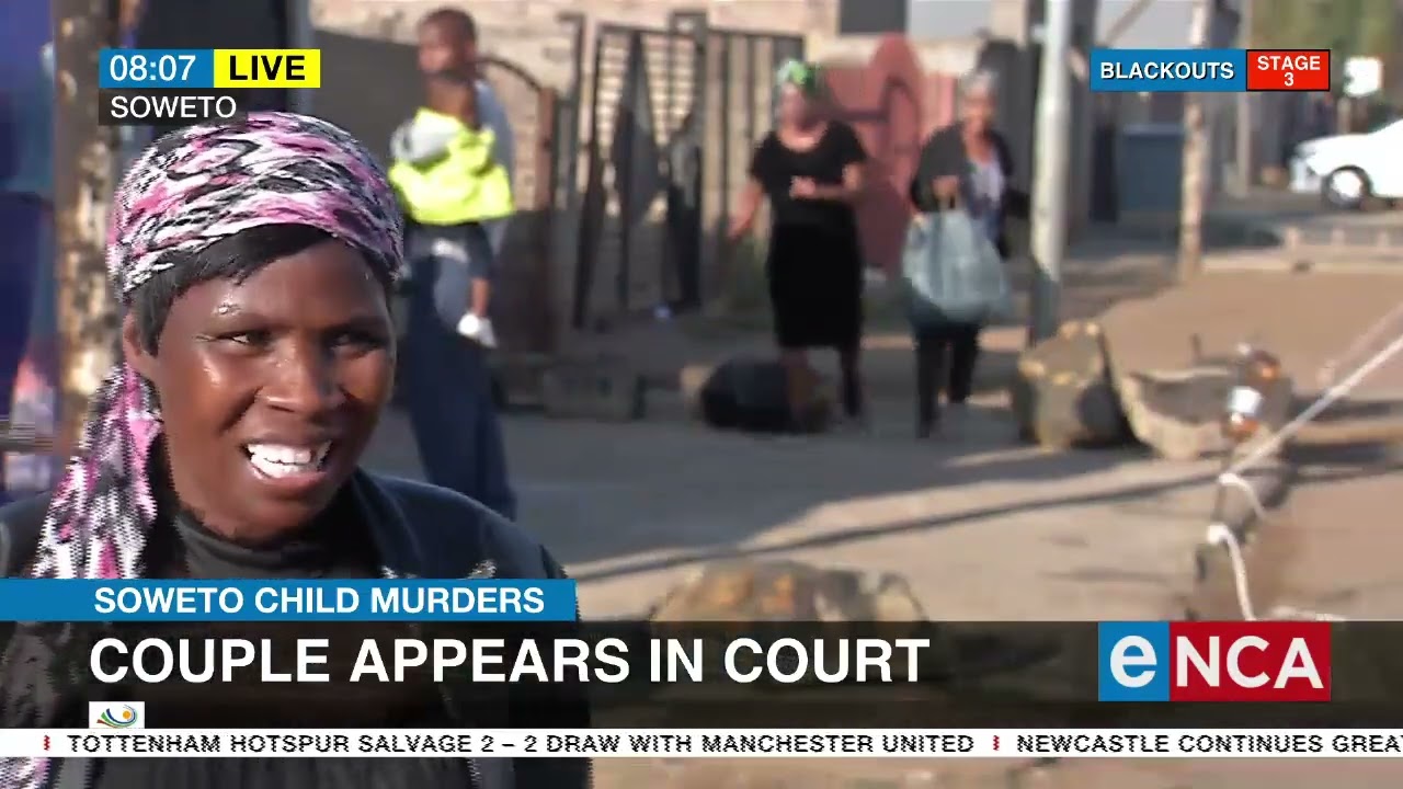Couple arrested for murder of two Soweto children court