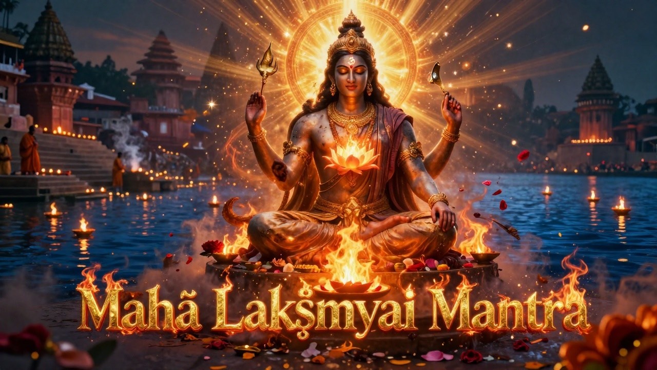 🙏 Mahā Lakṣmyai Mantra | Universal Divine Peace in Varanasi