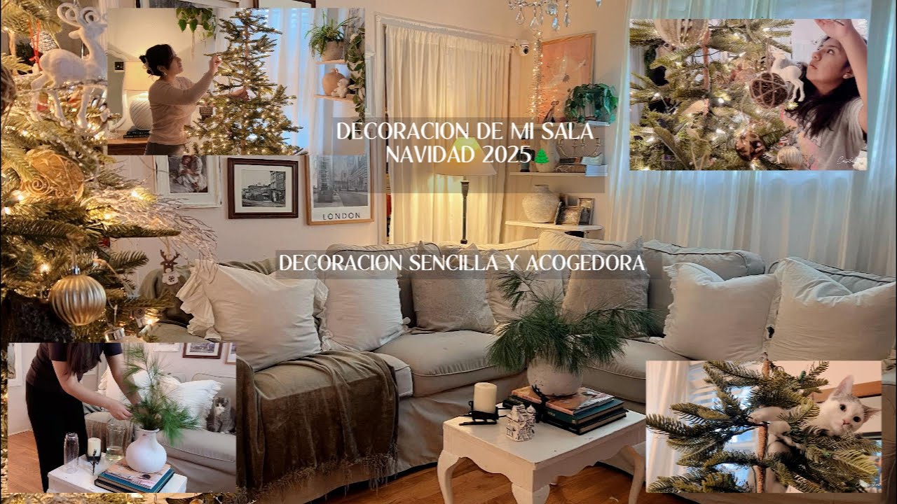 ✨decoración sencilla y acogedora para esta navidad 2025 🎄cozy chritmas  #asmr #christmas #home