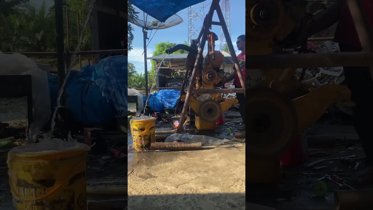 Mesin Komatsu SA6D125-1 bulldozer D60E-8