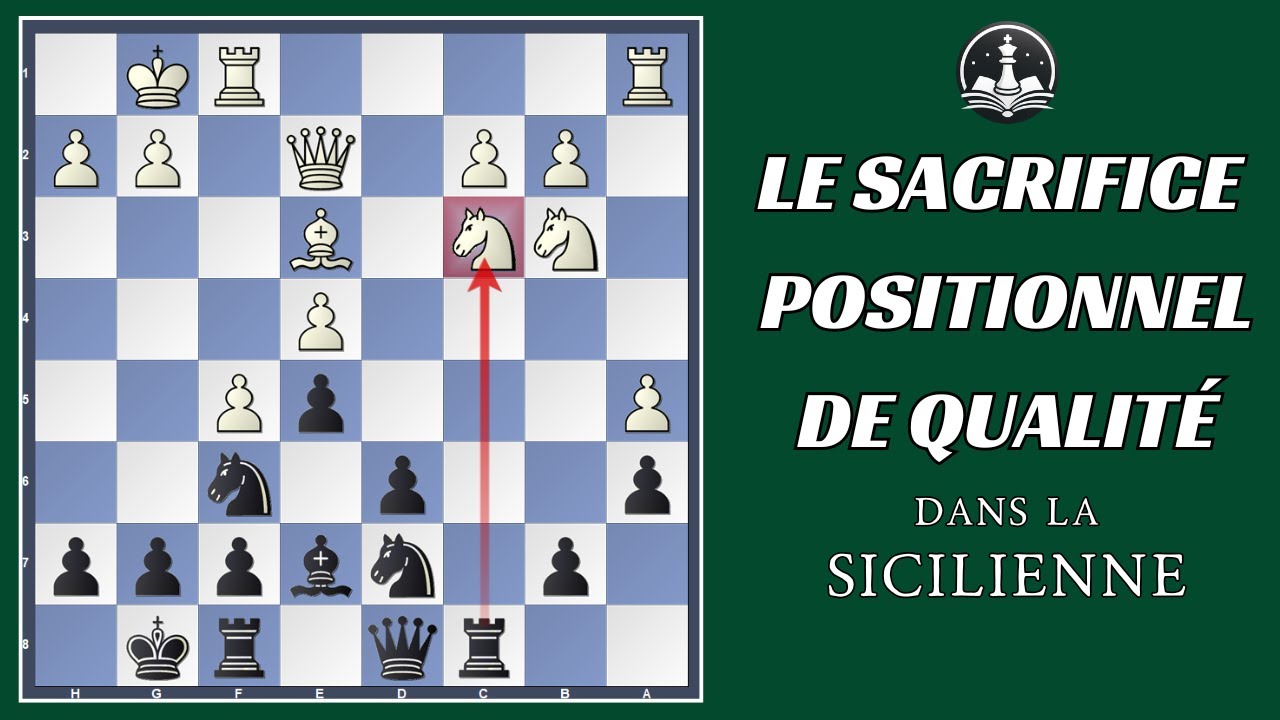 Le sacrifice de qualité en ç3 dans la Sicilienne (une ouverture, une idée stratégique,#6)
