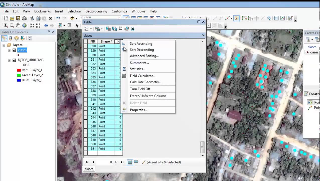 CLASIFICACIÓN SUPERVISADA Y NO SUPERVISADA CON ARCGIS 10.2