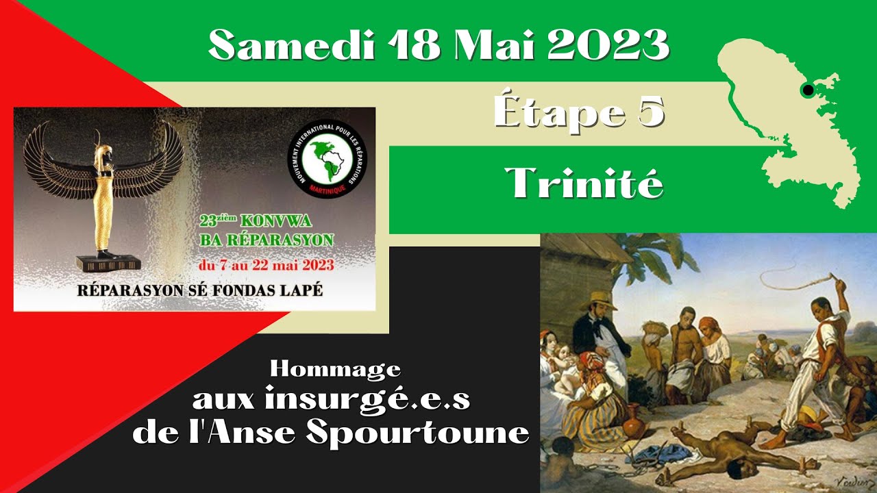Hommage aux insur&eacute;.e.s de l'Anse Spourtoune par Rolande BOSPHORE || Duvan Konvwa Ba R&eacute;parasyon 2023