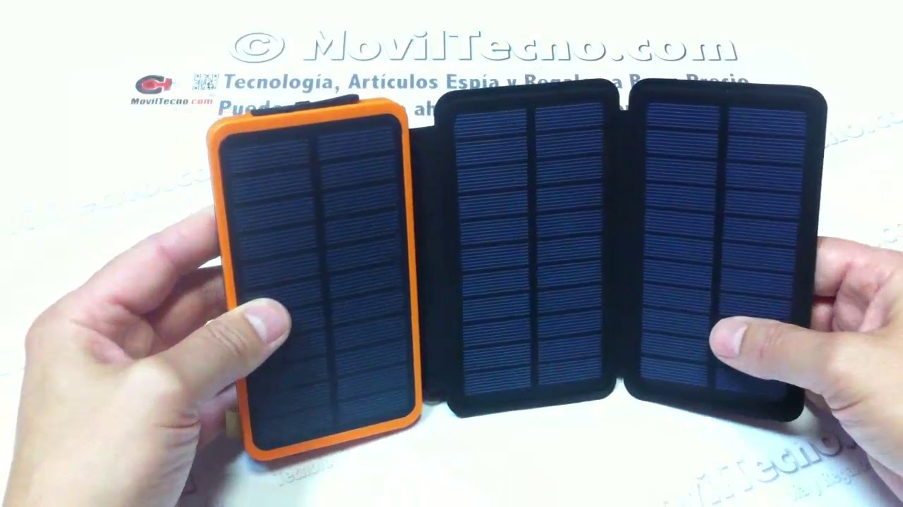 Cargadores solares portátiles para móviles - MovilTecno.com
