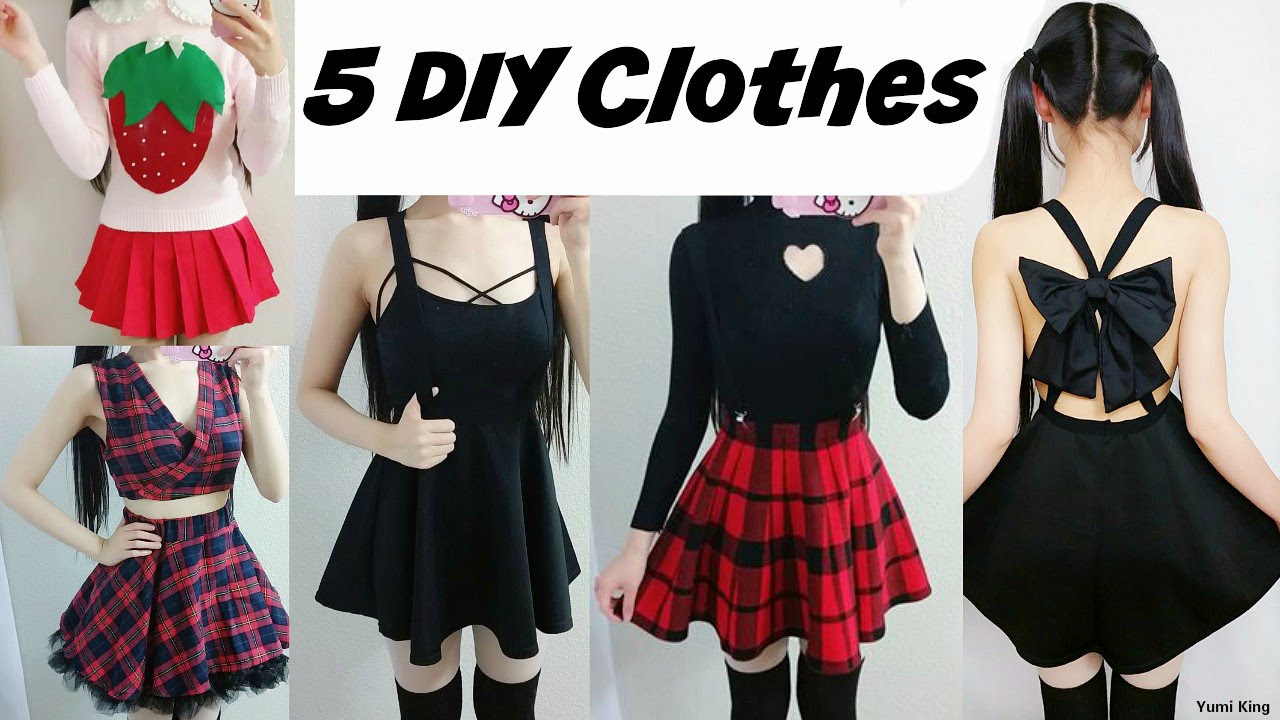 5 DIY Clothes Transformations | How to Transform/Upcycle your old clothes